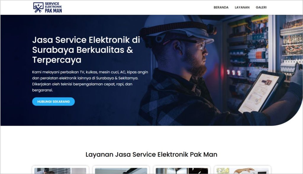jasa pembuatan website elektronik
