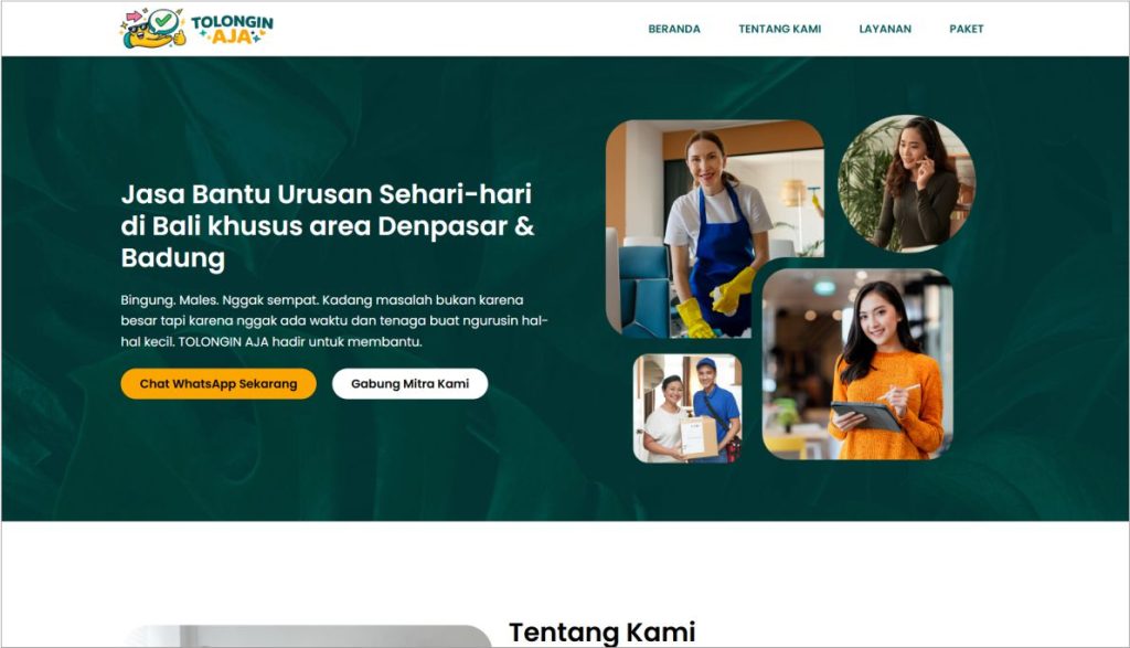 jasa pembuatan landing page